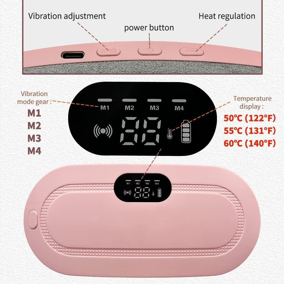 Menstrual Heating Pad Relief Belt – USB Rechargeable, Adjustable & Instant Heat Therapy
