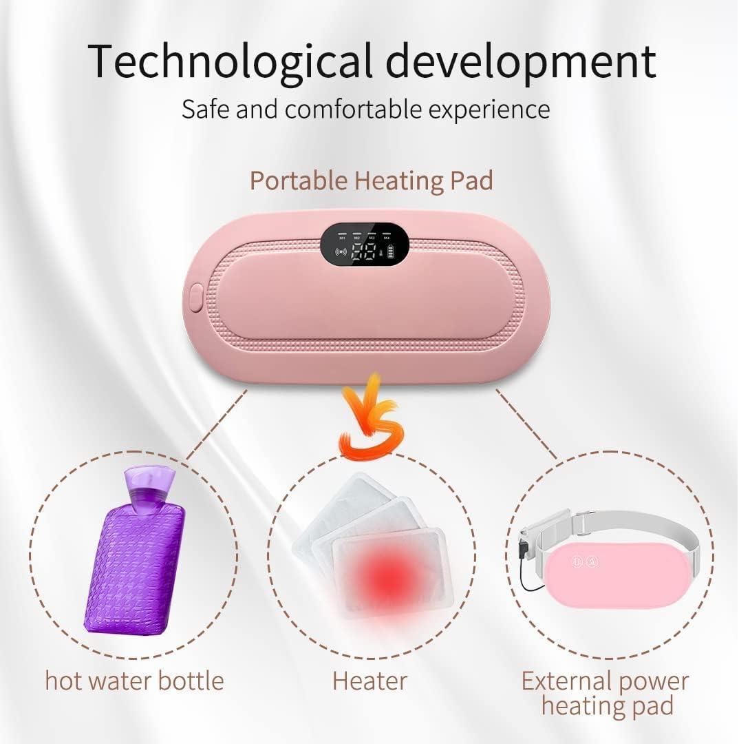 Menstrual Heating Pad Relief Belt – USB Rechargeable, Adjustable & Instant Heat Therapy
